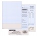 A4 BLUE/BEIGE PAPER WITH HORIZONTAL PERFORATION AT 59mm